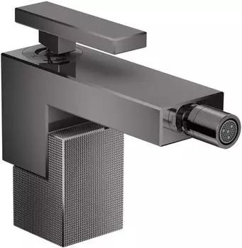 Hansgrohe AXOR Edge Einhebel-Bidetmischer mit Push-Open Ablaufgarnitur, Diamantschliff (46211330)