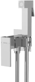 Sapho Cubemix Unterputz-Bidetarmatur mit Brause, quadratisch, Chrom (CM040)