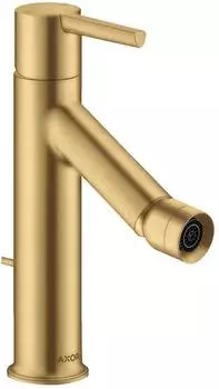 Hansgrohe AXOR Starck Einhebel-Bidetmischer mit Ablaufgarnitur, brushed gold optic (10214250)