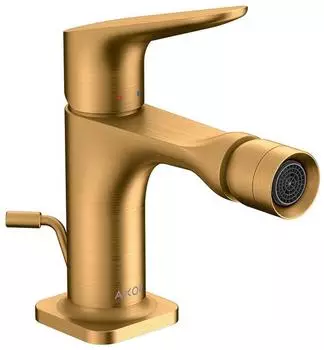 Hansgrohe AXOR Citterio M Bidetmischer mit Ablaufgarnitur, brushed gold optic (34210250)