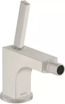 Hansgrohe Axor Citterio Einhebel-Bidetmischer mit Zugstangen-Ablaufgarnitur, Edelstahl Optic (39210800)