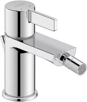 Duravit D-Neo Einhebel-Bidetarmatur Chrom mit Zugstangen-Ablaufgarnitur (DE2400001010)