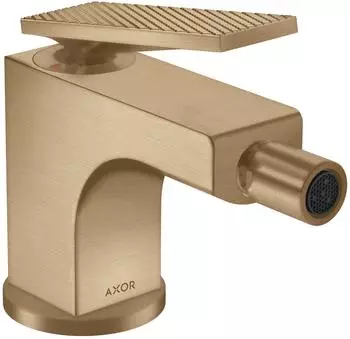 Hansgrohe Axor Citterio Bidetmischer Rautenschliff, Zugstangen-Ablaufgarnitur (39201140)