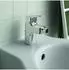 Ideal Standard Ceraplan Bidetarmatur mit Ablaufgarnitur, Ausladung 94mm, chrom (BD278AA)