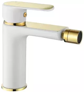 Rea Bloom Bidetarmatur, wei&szlig;-gold (2cefc264-9645-40eb-a41d-b657c4e19e0d)