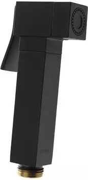 Sapho WC-Handbrause, eckig, schwarz (BS415)