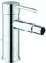 GROHE Essence Einhand-Bidetbatterie chrom, Ausladung 111mm, mit Zugstangen-Ablaufgarnitur (24178001)