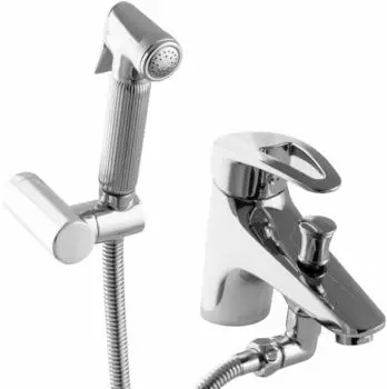 PaulGurkes Bidetarmatur Aufputz Intimdusche, chrom (PGSETBIDETA1)