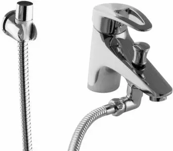 PaulGurkes Bidetarmatur Aufputz Einhandmischer 2-Wege mit Intimdusche (PGSETBIDETA4)