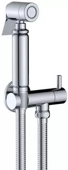 BELVIT Bidetarmatur mit Handbrause, Aufputz, chrom (BV-BA3743)