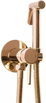 Rea Loop Lungo Bidetarmatur mit Duschset, Wandmontage, kupfer (REA-B9799)