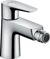 hansgrohe Talis E Einhebel-Bidetmischer mit Push-Open Ablaufgarnitur, Badarmaturen,