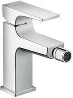 hansgrohe Metropol Einhebel-Bidetmischer mit Hebelgriff und Push-Open Ablaufgarnitur,