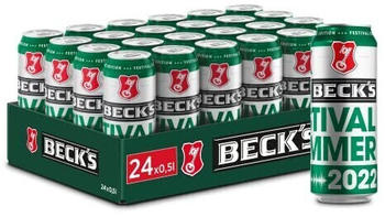 Beck's Pils Limited Festival Edition 24x0,5l Dosen