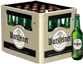Warsteiner Pilsener Herb Alkoholfrei 20x0,5l Kasten