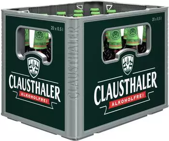 Clausthaler Naturtrüb Alkoholfrei 20x0,5l Flasche