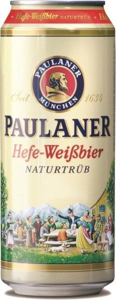Paulaner Hefe-Weißbier Naturtrüb 0,5l Dose