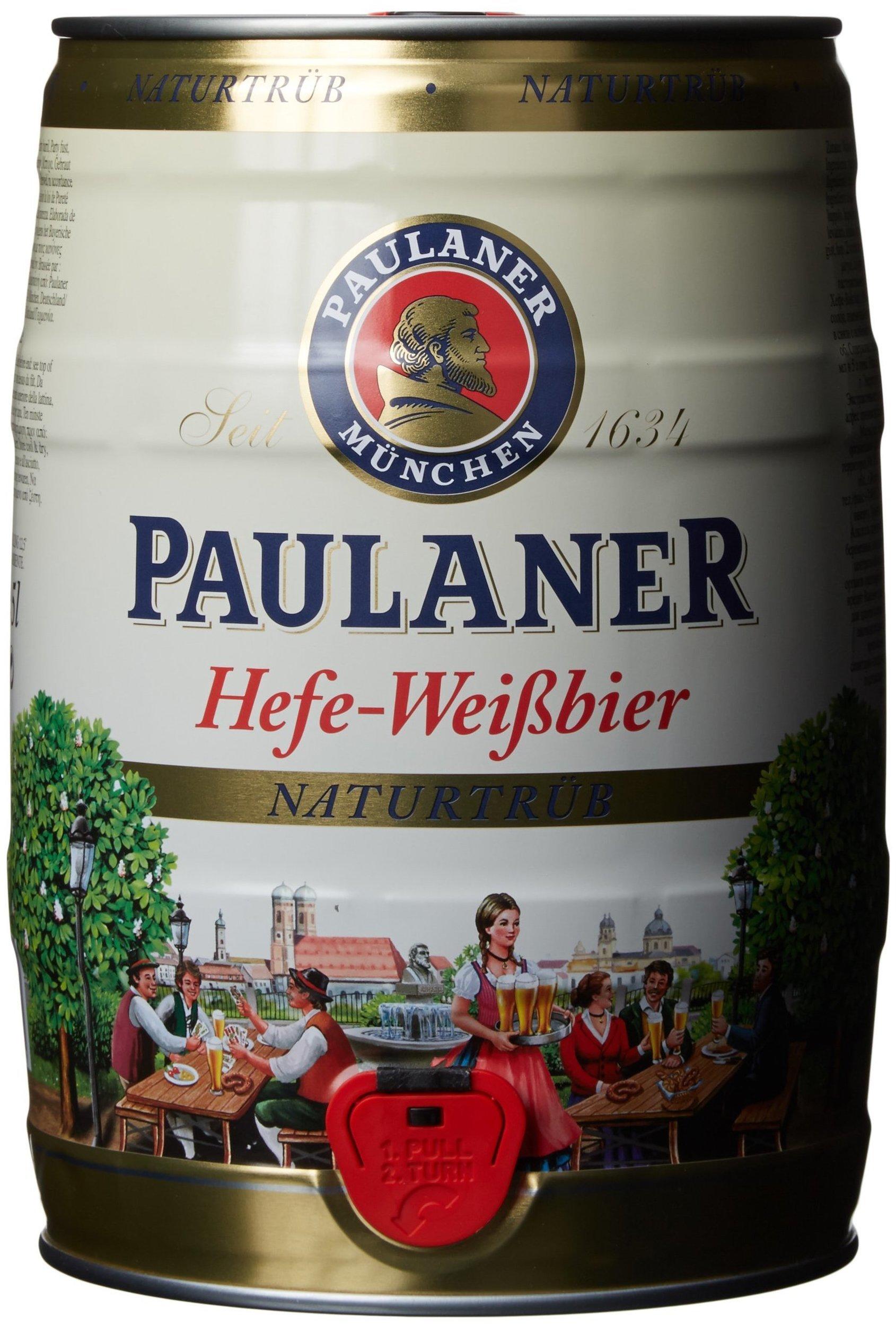 Paulaner Hefe-Weißbier Naturtrüb Partyfass 5l Erfahrungen Sternen 4.3/5