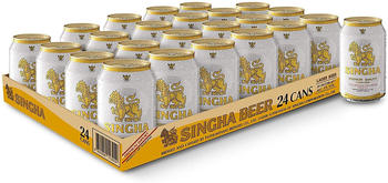 Singha Beer Singha Premium Lager 24x0,33l Dose