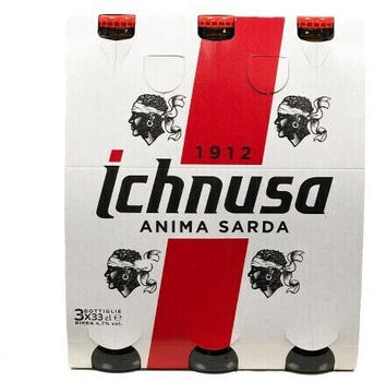 Birra ichnusa ichnusa Anima Sarda 3x0,33l