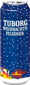 Tuborg Weihnachtspilsener Dose 24x0,5l