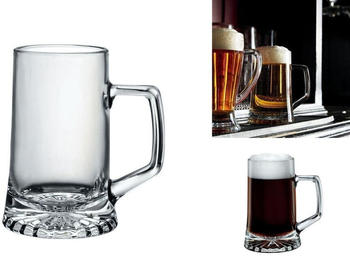 Bormioli Rocco 2x streng glas bier tassen klassischer deutscher stil blasse one stein 270ml