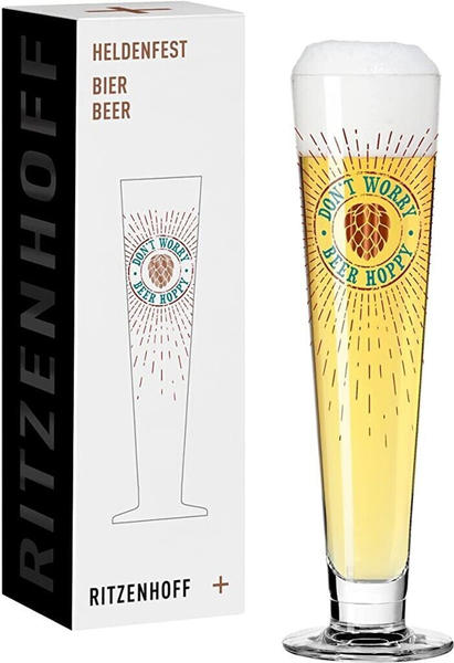 Ritzenhoff Heldenfest Bierglas 12 Beer Hoppy by Rebecca Buss Herbst 2022