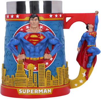 Nemesis Now Superman Bierkrug Mann aus Stahl 15 cm