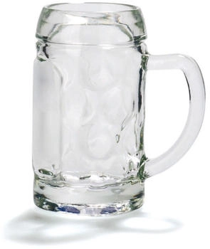 Stölzle Bierkrug mit Schild 0,04 l Isar 12er-Set