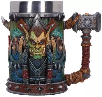 Nemesis Now World of Warcraft Thrall Sammlerstück Trinkbecher, 17cm