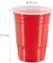 Relaxdays Beer Pong Becher, rot, Kunststoff, 200er-Set