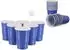 Relaxdays Beer Pong Becher Kunststoff blau, 100er-Set