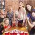 Relaxdays Beer Pong Becher Kunststoff blau, 100er-Set
