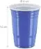 Relaxdays Beer Pong Becher Kunststoff blau, 100er-Set