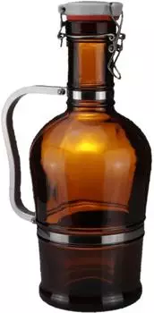 ich-zapfe Biersiphon 2L, braunes Glas