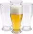 Spetebo Mehrweg Kunststoff Bierglas 520ml, 6er-Set, kratzfest (5004)