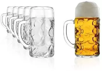 Stölzle Isar Bierkrug 0,25l, 6er-Set, geeicht (9001518002686)