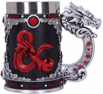 Nemesis Now Dungeons & Dragons Die D20 Tankard, handbemalt (B5358S0)