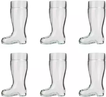 ich-zapfe Bierstiefel 6er-Set 0,5L (NEW-99418)