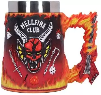 Nemesis Now Stranger Things Hellfire Club Krug, Polyresin, 16cm