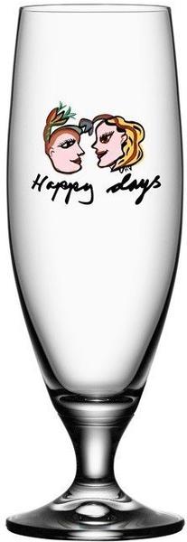 Kosta Boda Bierglas Friendship Happy Days