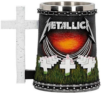 Nemesis Now Metallica-Master of Puppets Bierkrug, Kunstharz, Schwarz, 14,5 cm