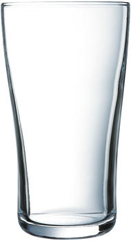 Arcoroc ARC G8563 Ultimate Pint Becher 570ml, Glas, transparent, 6 Stück