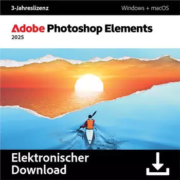 Adobe Photoshop Elements & Premiere Elements 2025 (Download)