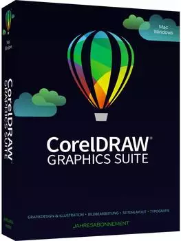 Corel CorelDRAW Graphics Suite 365, 1 Jahr, 1 Benutzer, Box (CDGSAG1YDEMBEU)