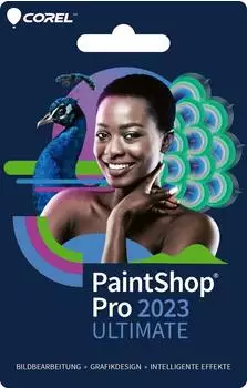Corel PaintShop Pro 2023 Ultimate Grafiksoftware, Windows, Dauerlizenz (PSP2023ULPKC)