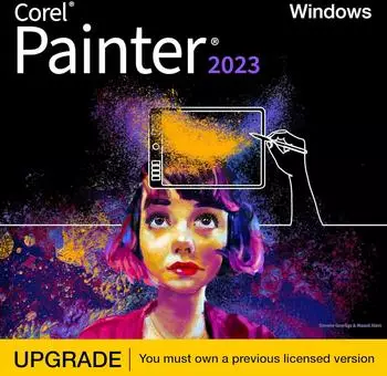 Corel Painter 2023 Upgrade, digitale Malerei, Box, Windows/Mac (Painter 2023)