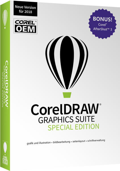 Corel CorelDRAW Graphics Suite 2018 Special Edition (Box)
