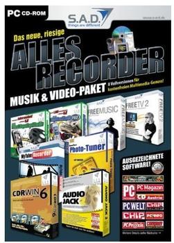 S.A.D. Allesrecorder Musik & Video Paket (Win) (DE)
