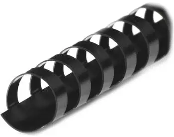 LMG Kunststoffbinderücken schwarz 28mm für 210 Blatt (BRP280-SW)